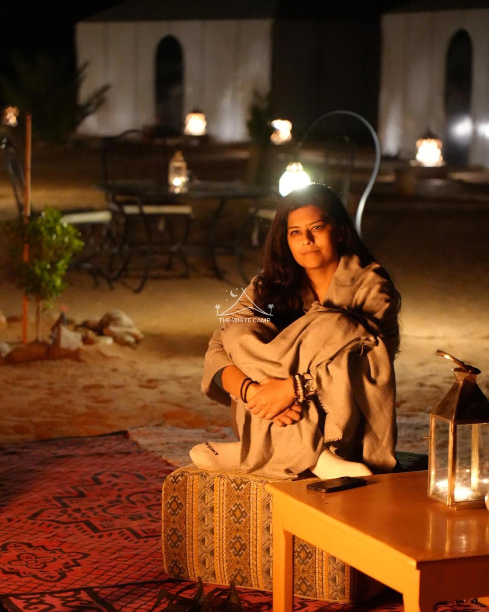 The White Camp - Your Merzouga Luxury Desert Camp & Erg Chebbi Dunes Camel Riding Eksteriør billede